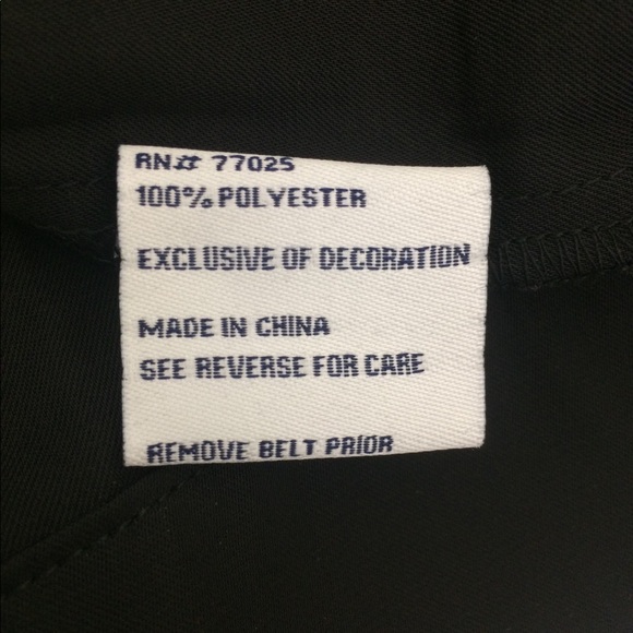 Liz Lange Jewel Neckline Black Tunic w/ Belt NWOT - Picture 8 of 8